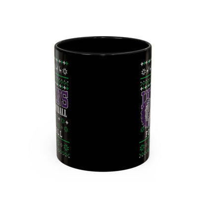 Festive Ugly Sweater Style Coffee Cup 11oz