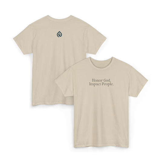 Adult - Honor God, Impact People Basic T-Shirt - FAC Aurora