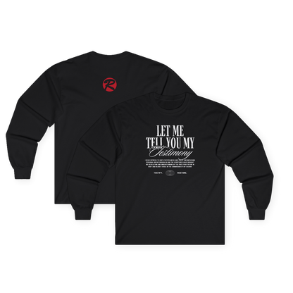 ADULT - Long Sleeve Tee - Testimony