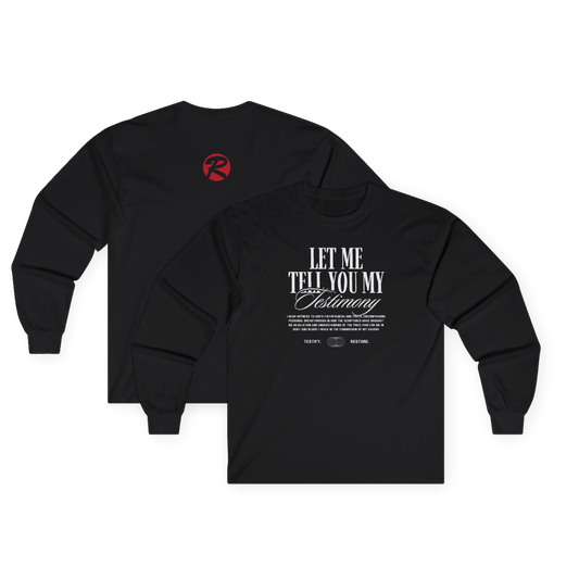 ADULT - Long Sleeve Tee - Testimony