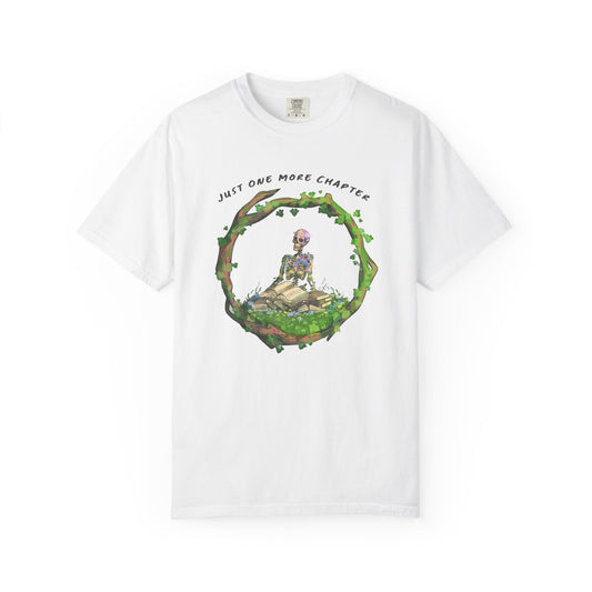 Comfort Colors Book Lover Shirt | Just One More Chapter T-Shirt | Funny Reading Graphic Tee | Unisex Bookworm Gift for Readers