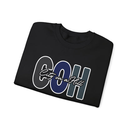 ADULT - Basic Crewneck Pullover Sweatshirt - City on a Hill
