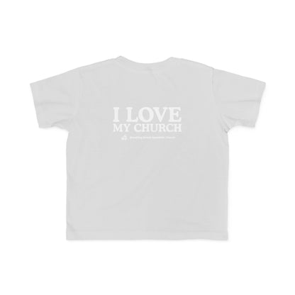 Toddlers - Basic tee - I Love My Church - BBA