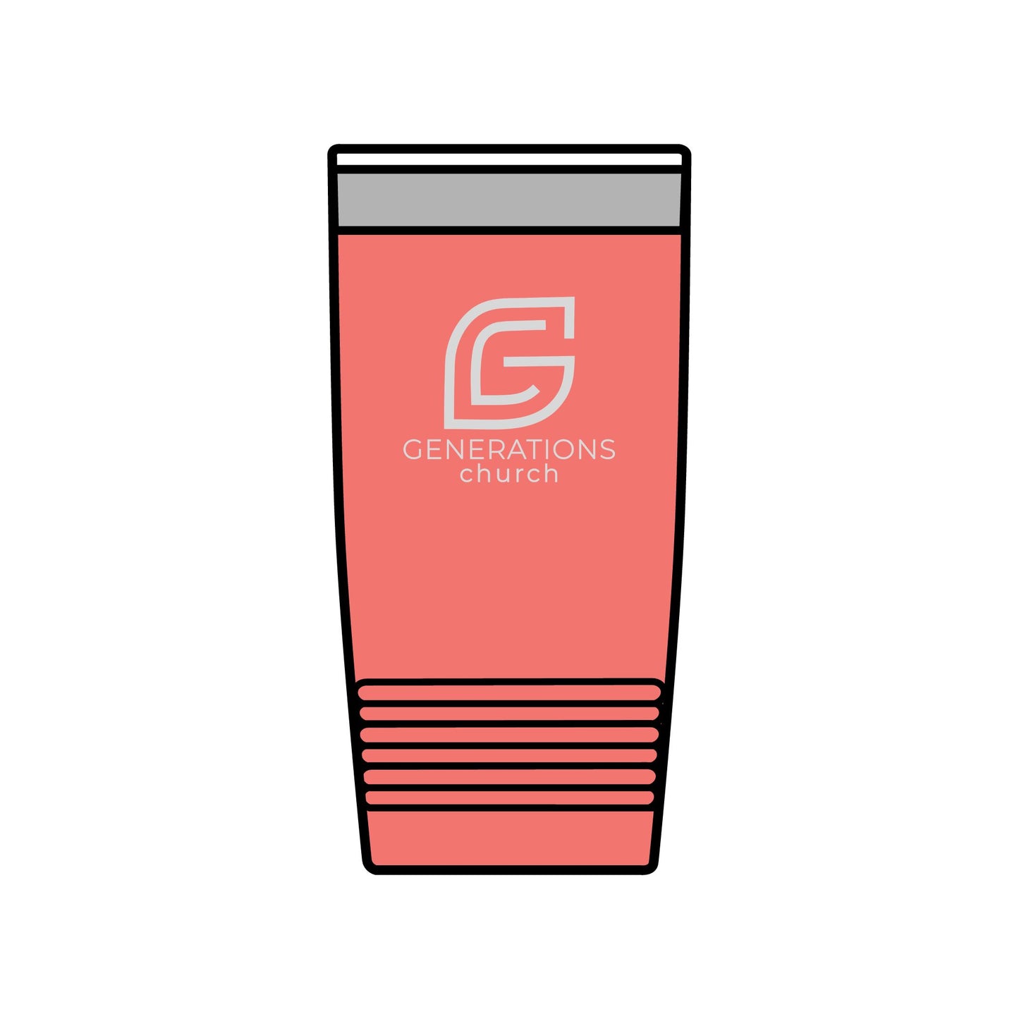 20oz Insulated Tumbler - Generations Church Logo