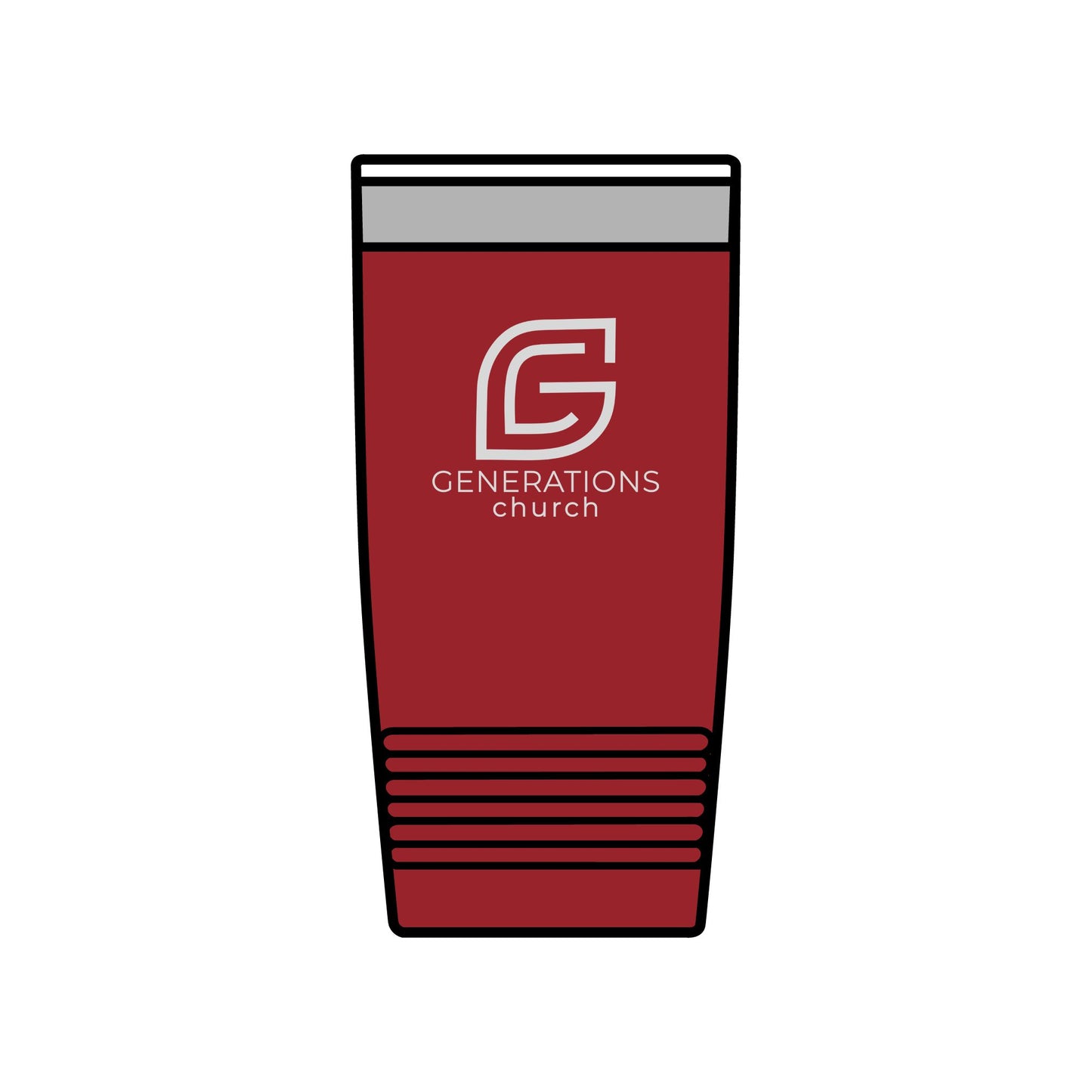 20oz Insulated Tumbler - Generations Church Logo