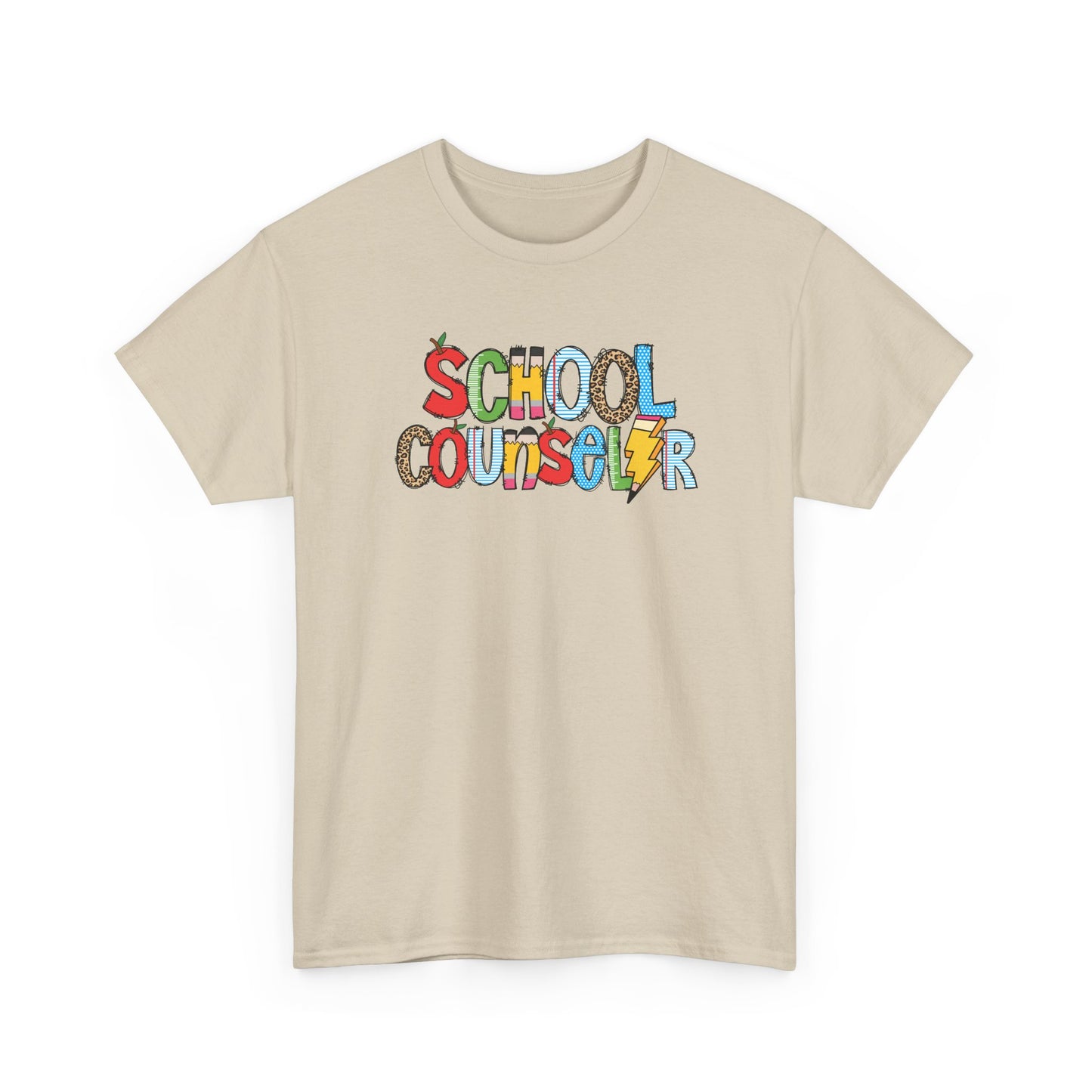 School Counselor Colorblock T-Shirt- Fun School Staff Gift