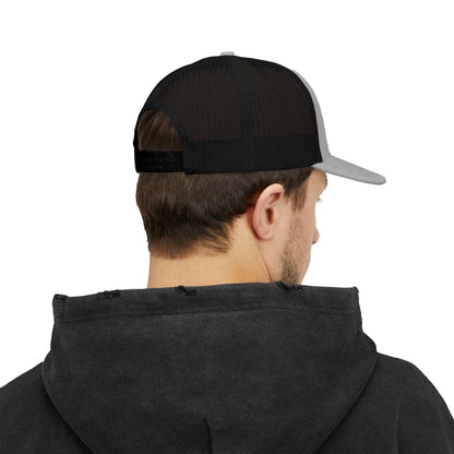 Black and White Trucker Cap - ROK Global