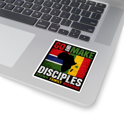 Sticker "Go and Make Disciples" - Brown Family Missions