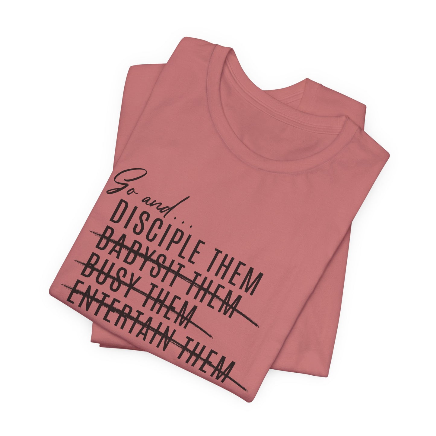 ADULT - Premium Cotton T-Shirt - Disciple Them T-Shirt
