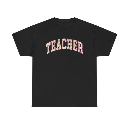 Teacher Glitter Shirt | Sparkly Teacher T-Shirt | Gildan Teacher Tee | Cute Fall Teacher Outfit | Teacher Appreciation Gift