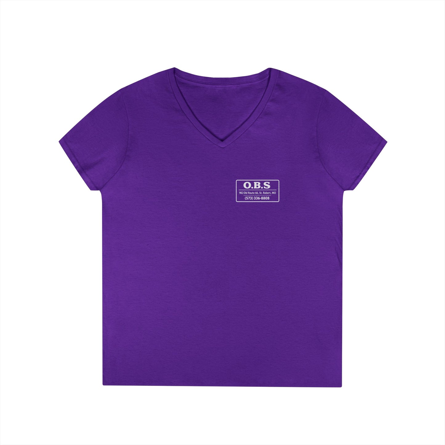 Ladies' V-Neck T-Shirt - Mariahs Full Circle