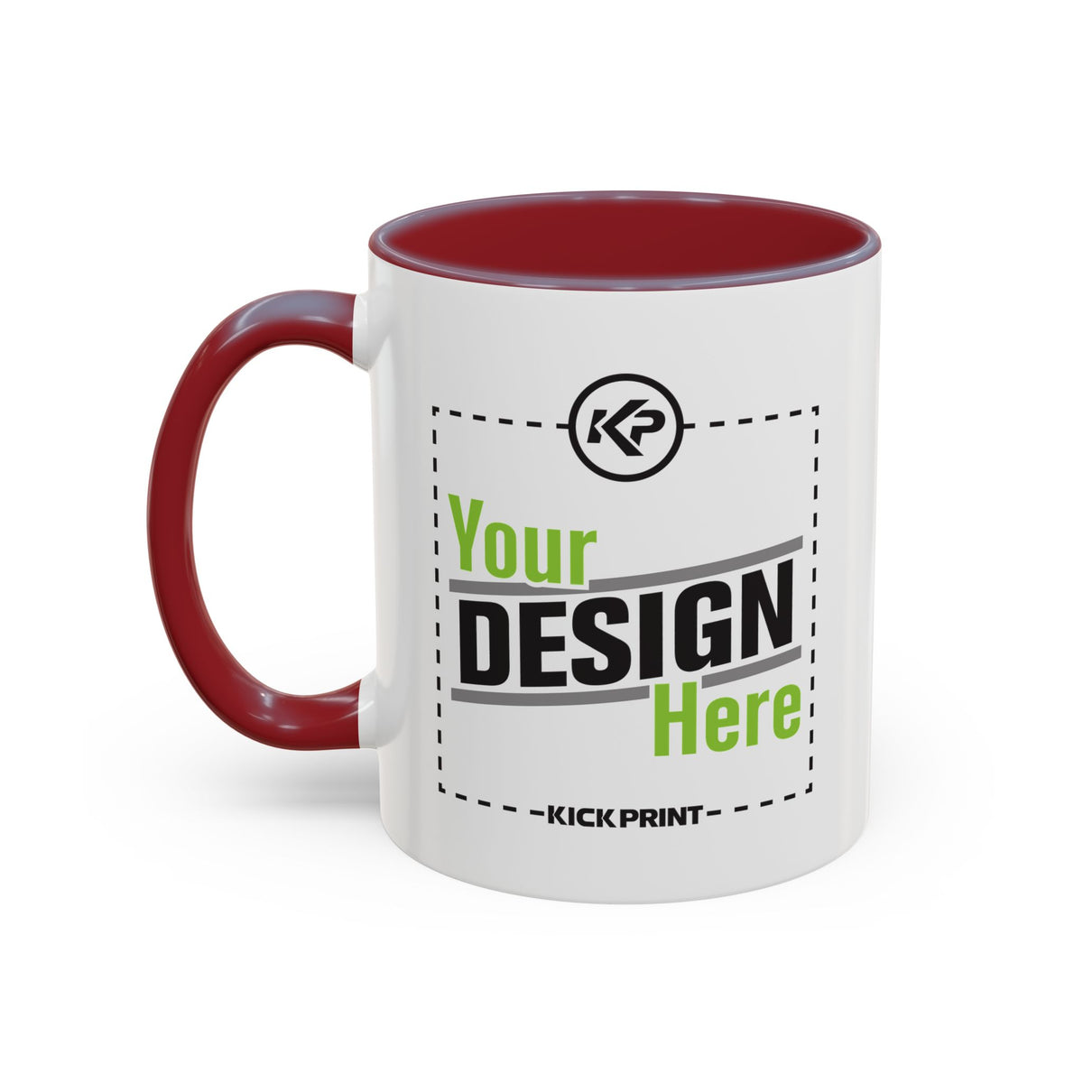 11oz Accent Mug - Kick Merch