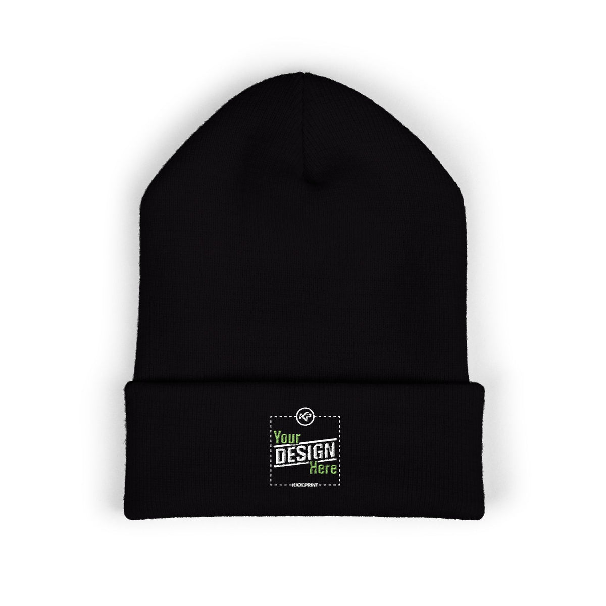 Embroidered Cuffed Beanie