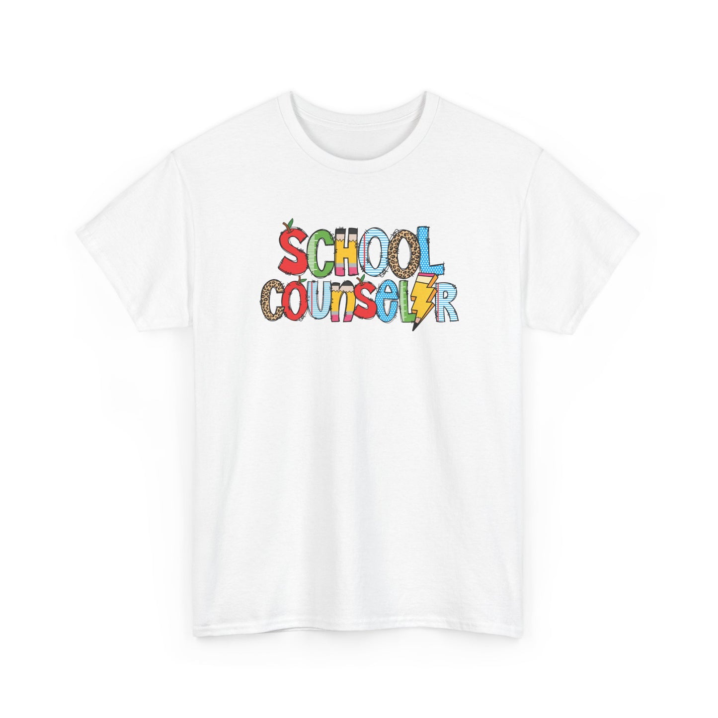 School Counselor Colorblock T-Shirt- Fun School Staff Gift