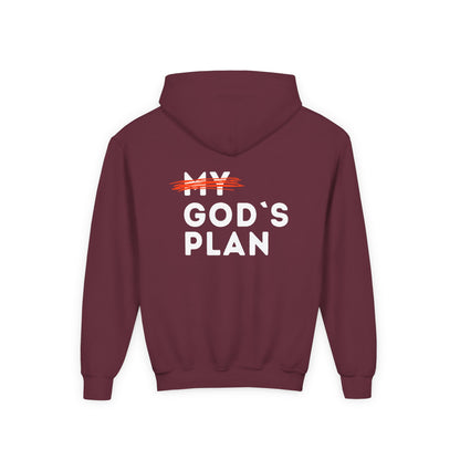 YOUTH - Basic Hoodie - GOD'S Plan- BBA