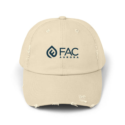 Embroidered Distressed Cap - FAC Aurora
