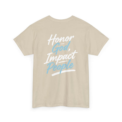 Adult - Honor God, Impact People Basic T-Shirt - FAC Aurora