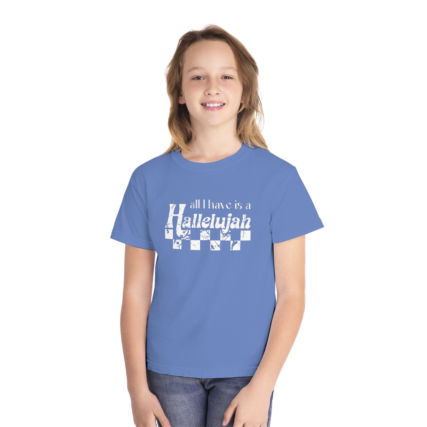 KIDS - "All I Have is a Hallelujah" Comfort Colors Shirt - Hope Church