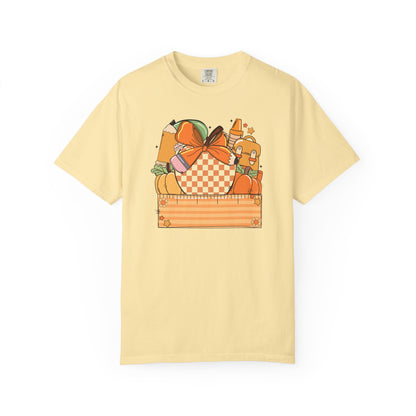 Comfort Colors Fall Shirt | Custom Autumn T-Shirt | Cozy Pumpkin Graphic Tee | Thanksgiving Unisex Shirt Gift