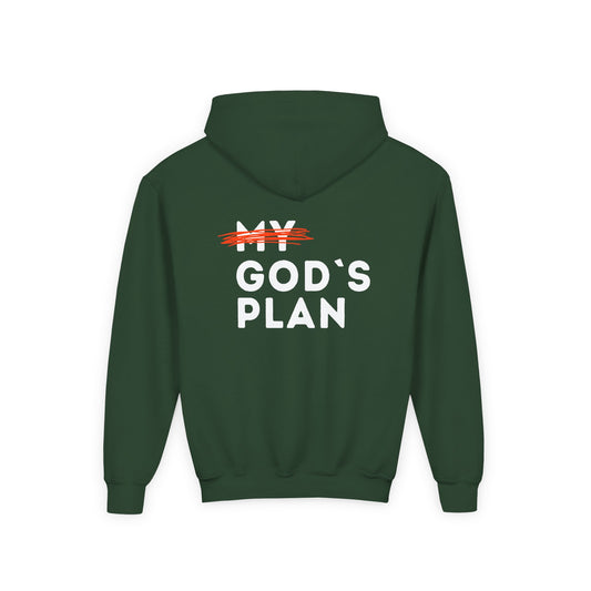 YOUTH - Basic Hoodie - GOD'S Plan- BBA