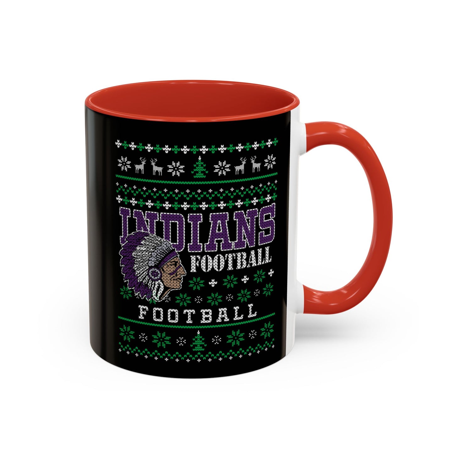 Festive Ugly Sweater Style Coffee Cup 11oz