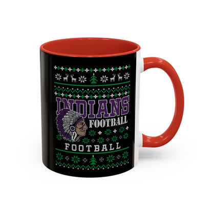 Festive Ugly Sweater Style Coffee Cup 11oz