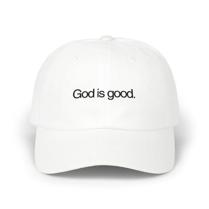 God Is Good White Embroidered Dad Cap - Jason Wittrock