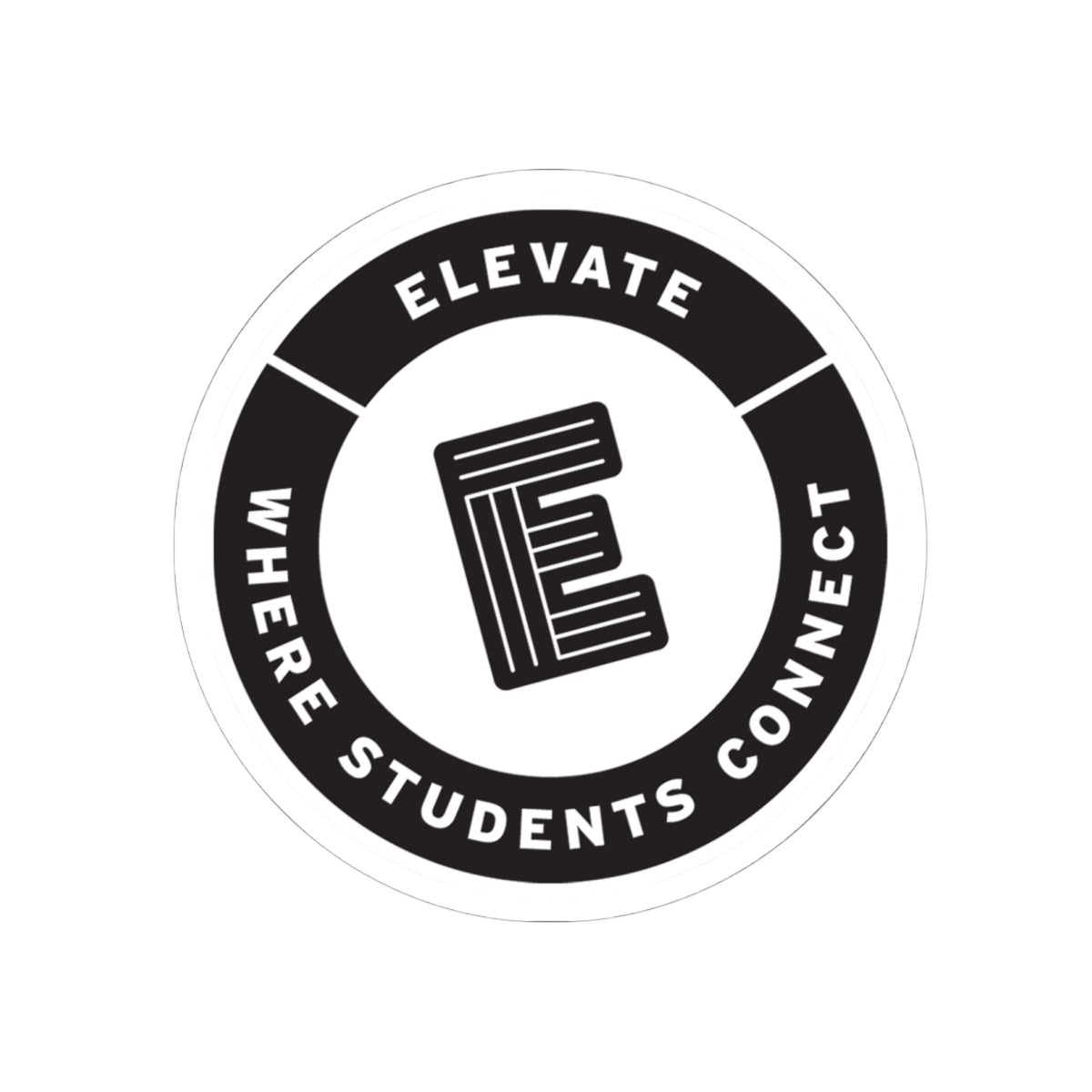 Kiss-Cut Sticker - Elevate Where Student Connects