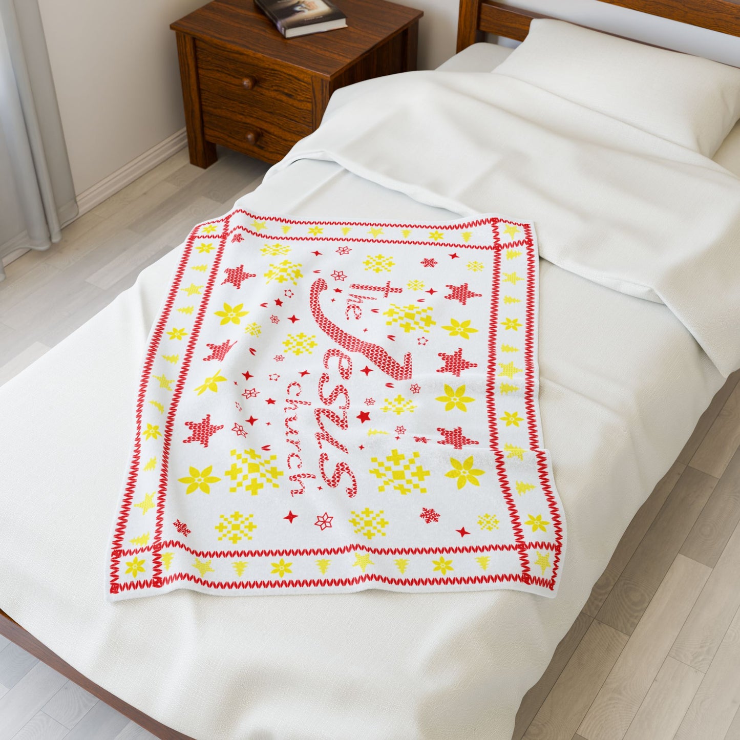 Christmas Velveteen Plush Blanket — The Jesus Church