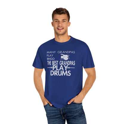 Grandpa Drummer Shirt, Funny Grandpa Drum Tee, Drummer Gift for Grandpa, Percussion T-Shirt, Music Lover Gift, Drum Set Tee for Men