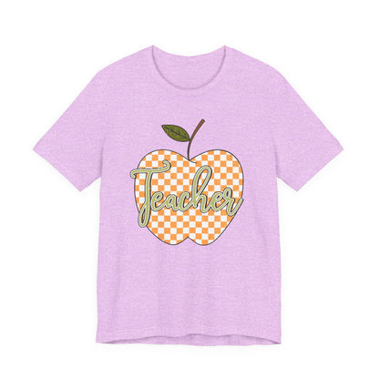 Apple Teacher Fall Shirt | Bella Canvas Teacher T-Shirt | Cute Autumn Teacher Outfit | Thanksgiving Teacher Graphic Tee