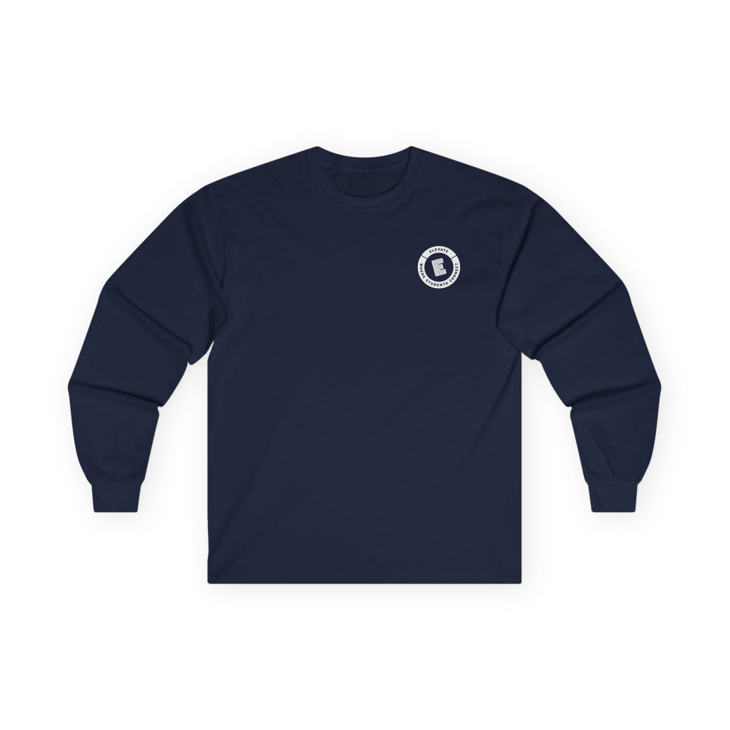 Adult - Basic Long Sleeve Tee - Elevate Where Student Connects