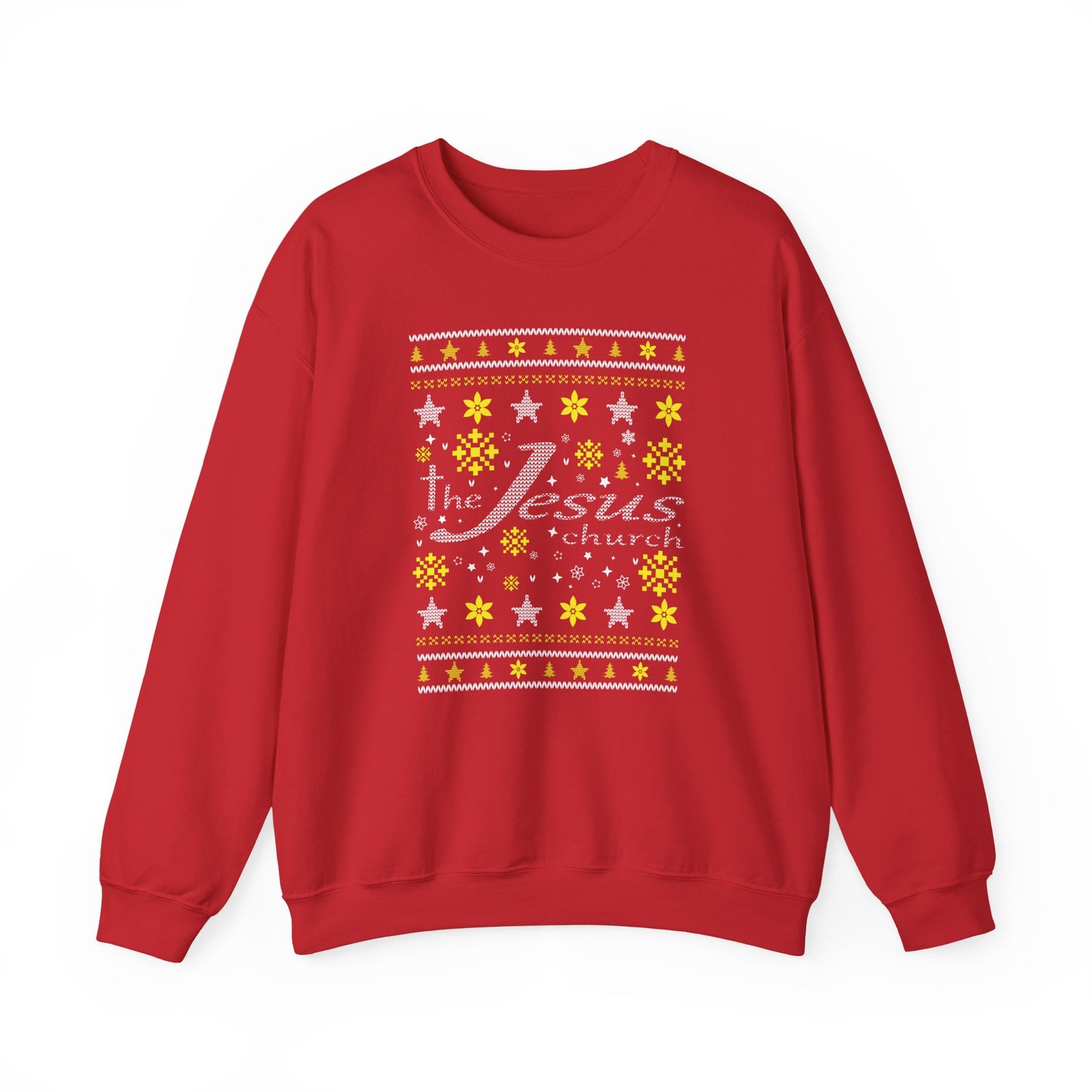 ADULT - Christmas Crewneck Sweatshirt - The Jesus Church
