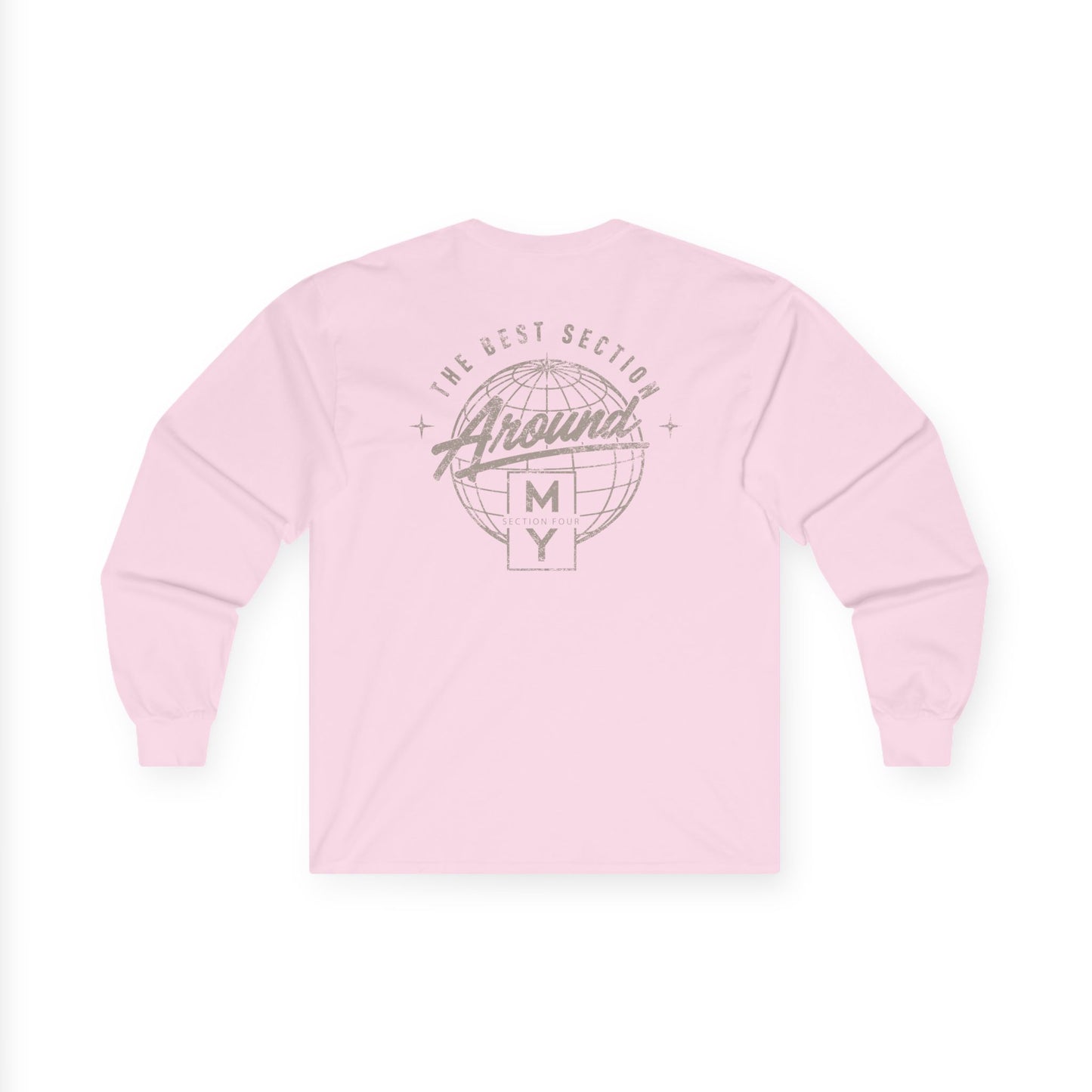 Adult - Around Best Section Cotton Long Sleeve Tee - MS Section 4 Youth