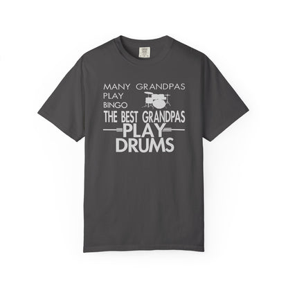 Grandpa Drummer Shirt, Funny Grandpa Drum Tee, Drummer Gift for Grandpa, Percussion T-Shirt, Music Lover Gift, Drum Set Tee for Men