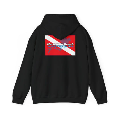 Classic Pullover Hoodie - Hernando Beach Diving - Front & Back Print