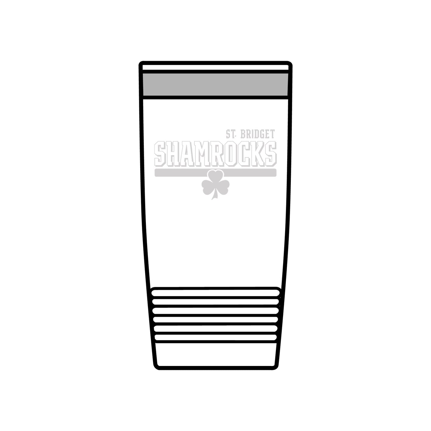 St. Bridget Shamrocks 20oz Insulated Tumbler