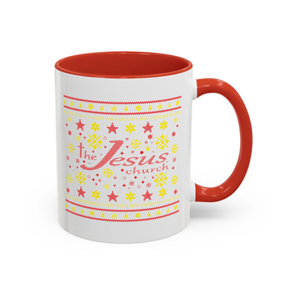 Holiday Accent Coffee Mug - The Jesus Church