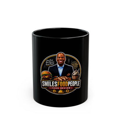 Coffee Black Mug - Smiles Food People Merch