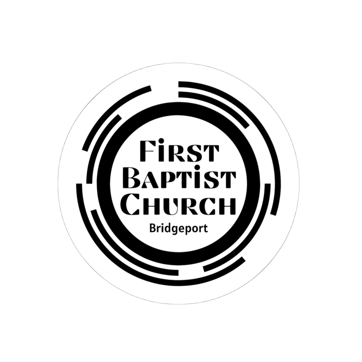 Kiss-Cut Sticker - First Baptist Church