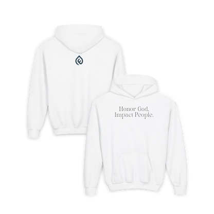 Youth - Basic Hoodie "Honor God, Impact People" - FAC Aurora