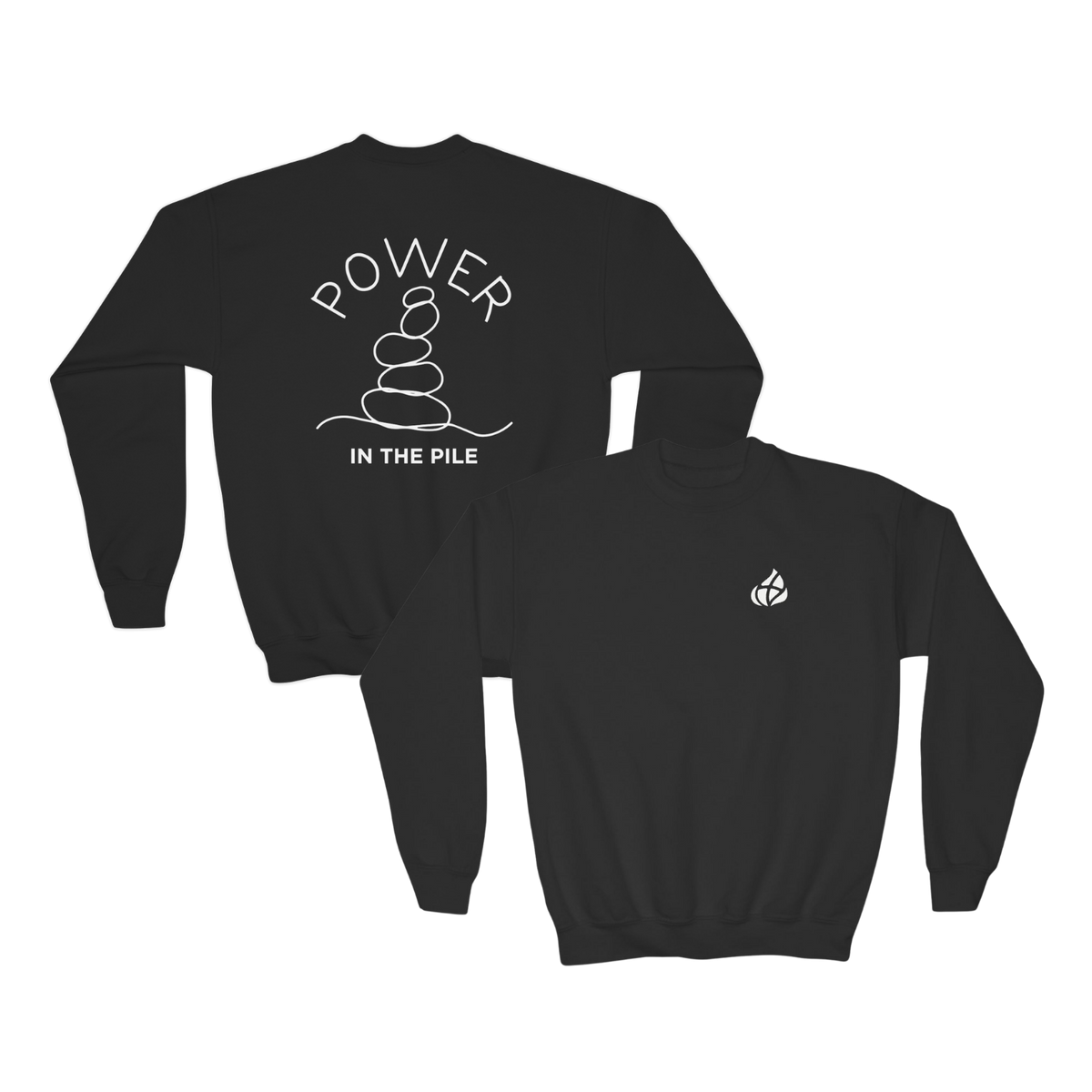 YOUTH - Basic Sweatshirt - Power in the Piles - BBA