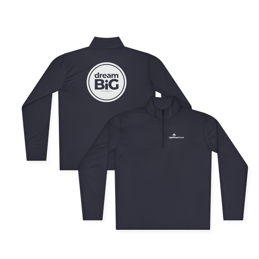 Quarter-Zip Pullover — Dream Big Logo