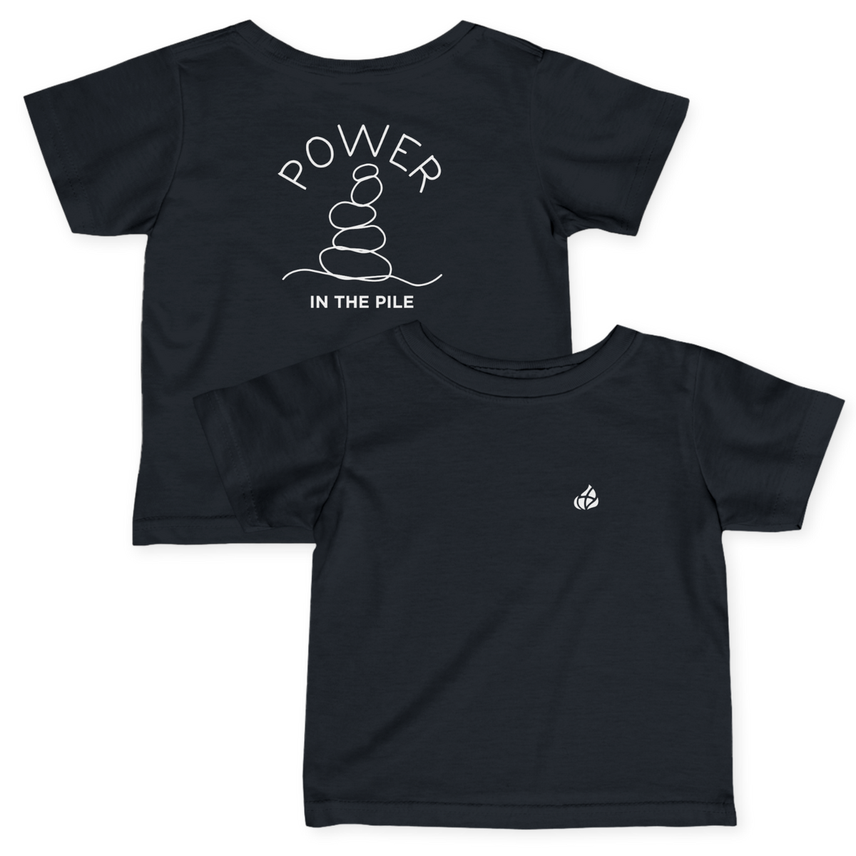Toddlers - Basic tee - Power in the Piles - BBA
