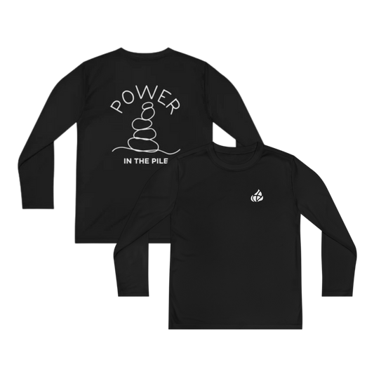 YOUTH - Basic Long sleeve - Power in the Piles - BBA