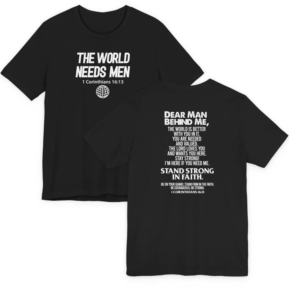 Premium Cotton T-Shirt - The World Needs Man