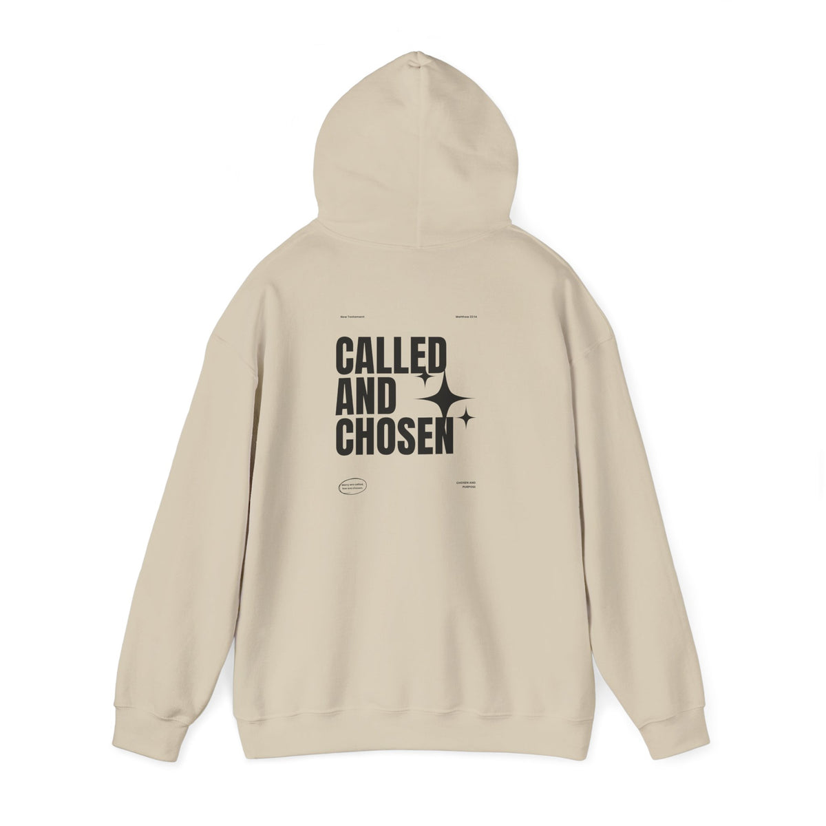 ADULT - Basic Hoodie -  Called & Chosen - BBA