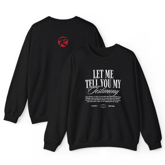 ADULT - Crewneck Sweatshirt - Testimony