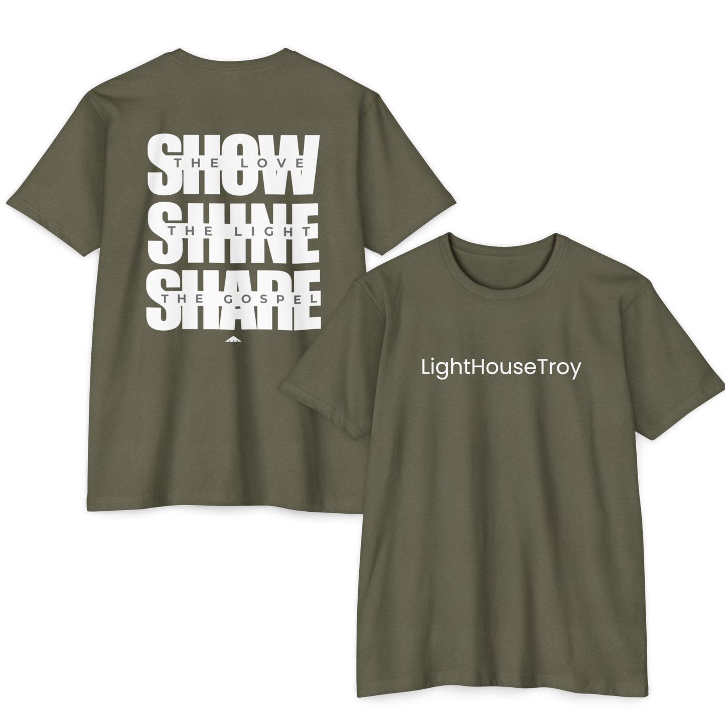 ADULT - Light House Troy 'Show Shine Share' Tee
