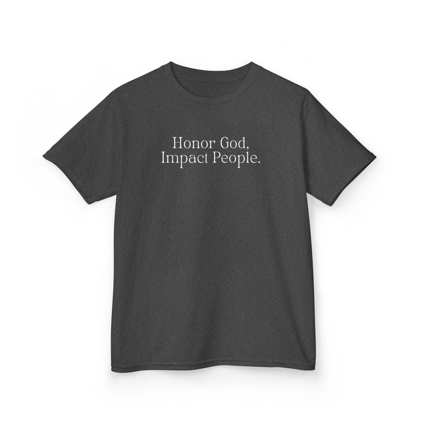 Youth - Basic T-shirt Honor God, Impact People - FAC Aurora